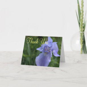 Periwinkle Iris Flower Wedding Bedankt