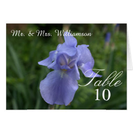 Periwinkle Iris Wedloop Tent Kaarten