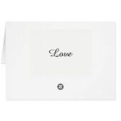 Periwinkle Iris Wedloop Tent Kaarten (Achterkant Horizontaal)