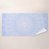 Periwinkle Mandala - Bora in Juniper Berry Badhanddoek (Badhanddoek)