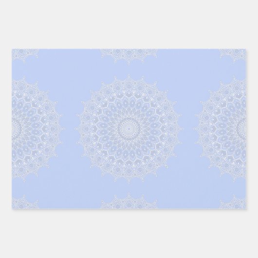 Periwinkle Mandala - Bora in Juniper Berry Inpakpapier Vel (Voorkant 3)