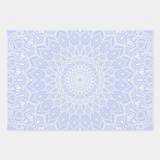 Periwinkle Mandala - Bora in Juniper Berry Inpakpapier Vel (Voorkant 2)