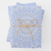 Periwinkle Mandala - Bora in Juniper Berry Inpakpapier Vel (In situ)