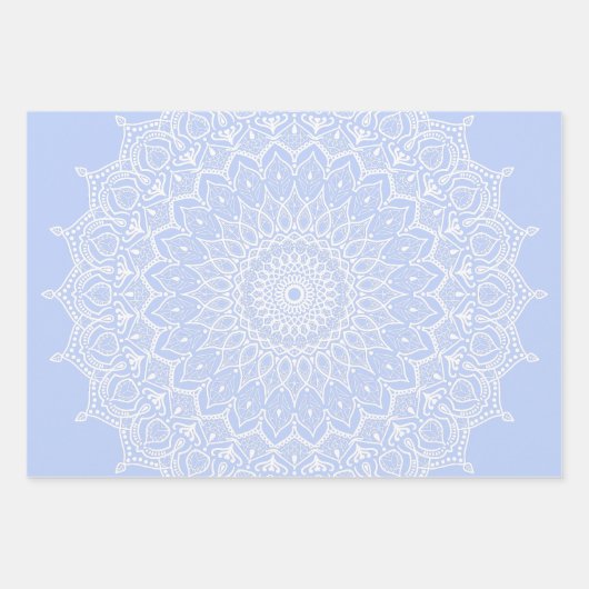 Periwinkle Mandala - Bora in Juniper Berry Inpakpapier Vel (Voorkant)