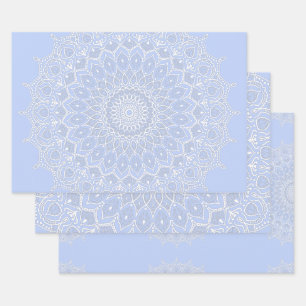 Periwinkle Mandala - Bora in Juniper Berry Inpakpapier Vel