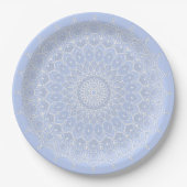 Periwinkle Mandala - Bora in Juniper Berry Papieren Bordje (Voorkant)