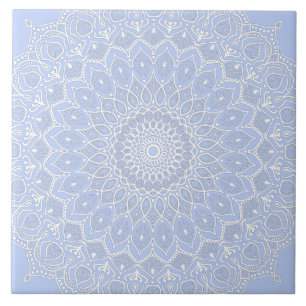 Periwinkle Mandala - Bora in Juniper Berry Tegeltje
