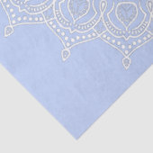 Periwinkle Mandala - Bora in Juniper Berry Tissuepapier (Detail)