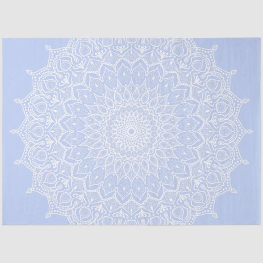 Periwinkle Mandala - Bora in Juniper Berry Tissuepapier (Voorkant)