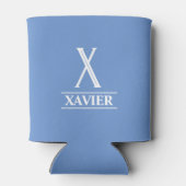 Periwinkle Monogrammed Blikjeskoeler