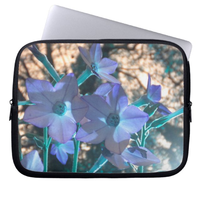 Periwinkle Nicotiana Laptap Sleeve (Voorkant)