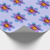 Periwinkle Paars Dank u dat u papier pakt (Hoek)