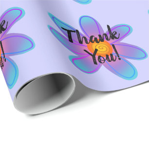 Periwinkle Paars Dank u dat u papier pakt