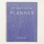 Periwinkle Paars Modern Marble Planner<br><div class="desc">Deze planner heeft een achtergrond van periwinkle paarse marmer. Eenvoudig en modern. Creëer door Simply Farmhouse Press.</div>