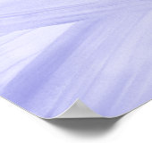 Periwinkle Paarse Abstracte lijnen Periwinkle-pens Poster (Hoek)