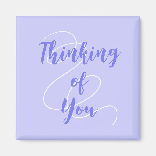 Periwinkle Paarse denking van You Magnet (Voorkant)