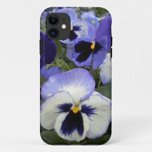  Periwinkle Pansies IPhone 5 Hoesje (Achterkant)