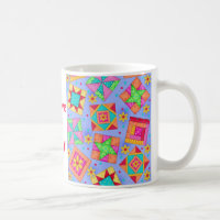 Periwinkle Patchwork Quilt Mok