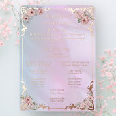  Periwinkle Peony Folie Programma Kaart