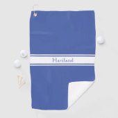 Periwinkle Persoonlijke Golf Towel HAMbWG Golfhanddoek (Insitu)