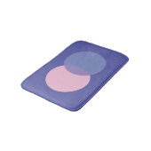 Periwinkle & Pink Badmat (Gekanteld)