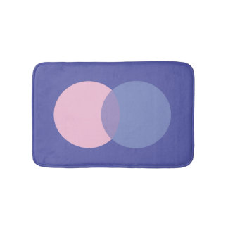 Periwinkle & Pink Badmat