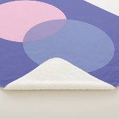 Periwinkle & Pink Sherpa Deken (3/4)
