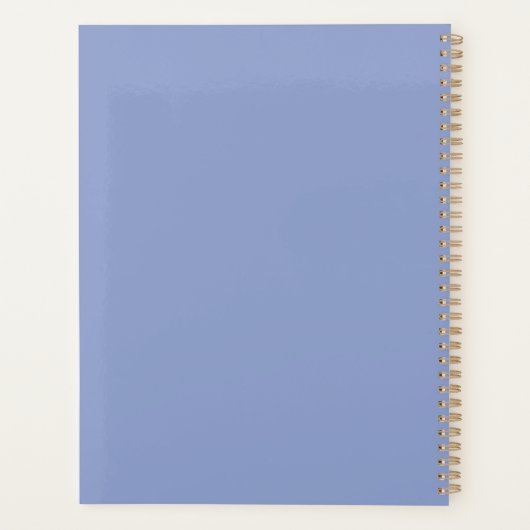 Periwinkle Planner (Achterkant)