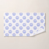 Periwinkle Polka Dots Bad Handdoek (Handdoek)