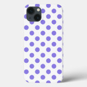 Periwinkle polka dots Hoesje-Mate iPhone case (Achterkant)