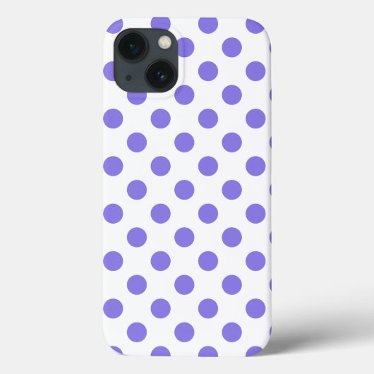 Periwinkle polka dots Hoesje-Mate iPhone case (Achterkant)