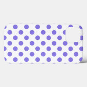 Periwinkle polka dots Hoesje-Mate iPhone case (Achterkant (horizontaal))