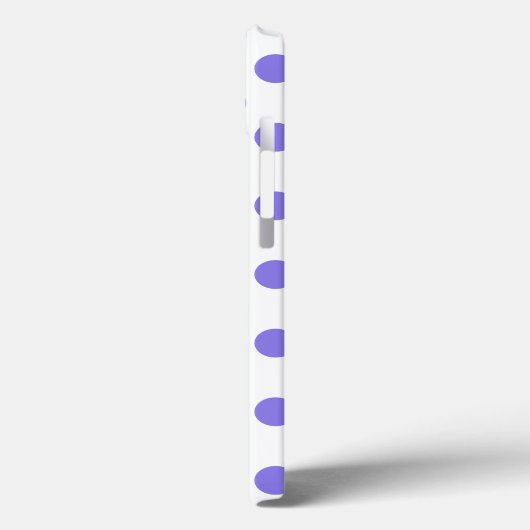 Periwinkle polka dots Hoesje-Mate iPhone case (Achterkant / Links)