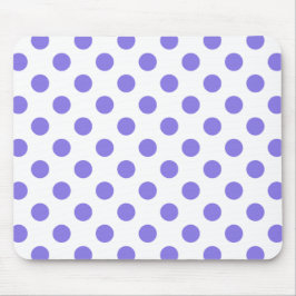 Periwinkle polka-stippen muismat