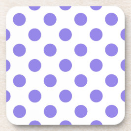 Periwinkle polka-stippen onderzetter