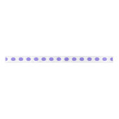Periwinkle polka-stippen satijnen lint (Voorkant)