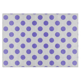 Periwinkle polka-stippen snijplank