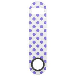 Periwinkle polka-stippen speed flessenopener