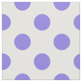 Periwinkle polka-stippen stof (Close Up)