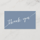 Periwinkle QR Code Wedding Registry Kaart (Achterkant)