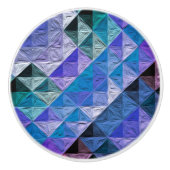 Periwinkle Quilty Keramische Knop (Voorkant)