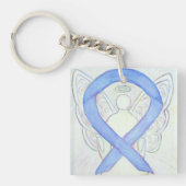 Periwinkle Ribbon Angel Custom Art-Sleutelhangers Sleutelhanger (Voorkant)