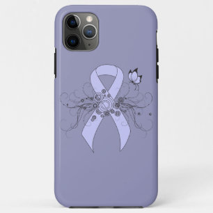 Periwinkle Ribbon met Butterfly Case-Mate iPhone Case