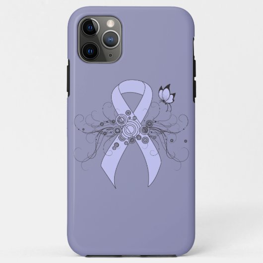 Periwinkle Ribbon met Butterfly Case-Mate iPhone Case (Achterkant)