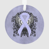 Periwinkle Ribbon met Wings Ornament (achterkant)