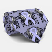 Periwinkle Ribbon met Wings Stropdas (Opgerold)