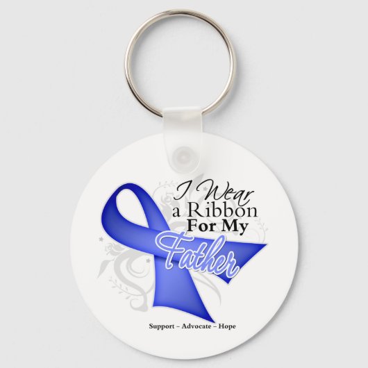 Periwinkle Ribbon - Stomach Cancer Sleutelhanger (Voorkant)