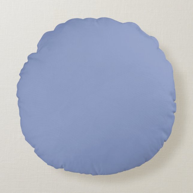 Periwinkle Rond Kussen (Voorkant)