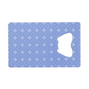 Periwinkle shippo creditkaart flessenopener