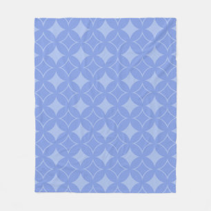 Periwinkle shippo fleece deken